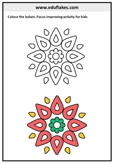 Mandala worksheets 6