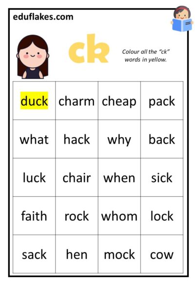 Consonant Digraph Free Worksheets 5