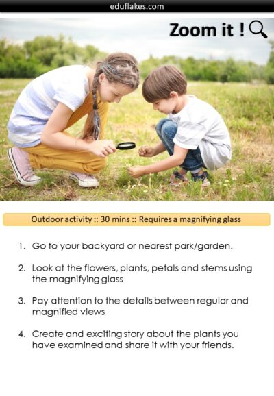 Outdoor Field activity for kids