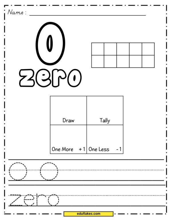 Kindergarten number worksheets 1 -100 - eduflakes