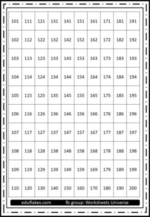 Missing Numbers Worksheets - eduflakes