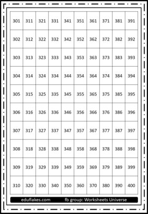 Missing Numbers Worksheets - eduflakes