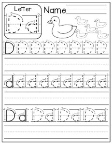 Free alphabets practice letters preschool printable worksheets - eduflakes