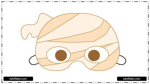 Cartoon Mask Children.pdf Halloween Masks For Kids Free PDF Printable - Eduflakes