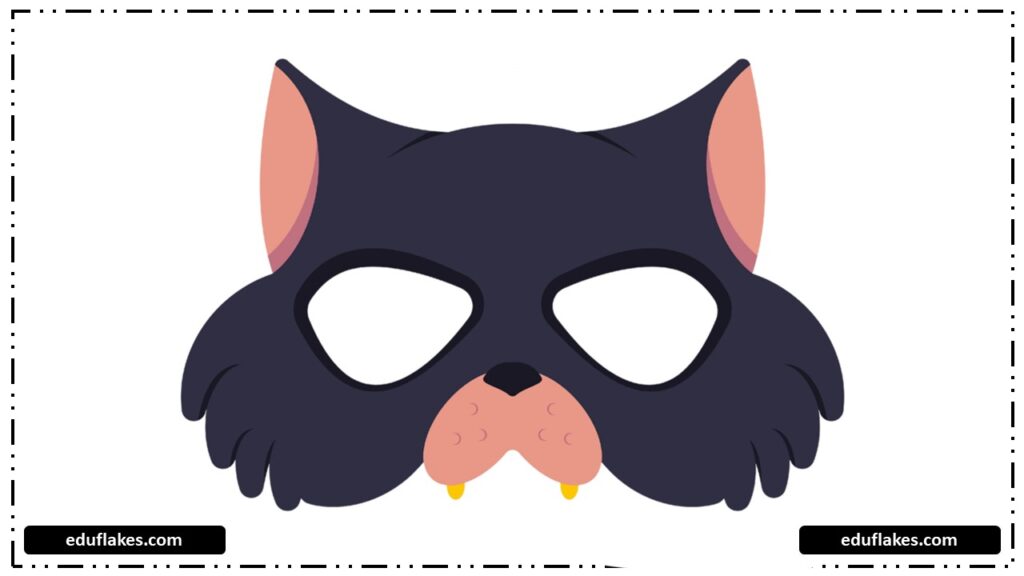 Halloween Masks For Kids Free PDF Printable - Eduflakes