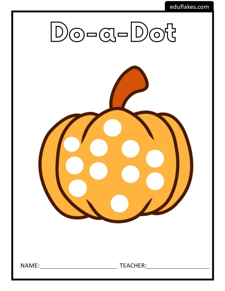 Do A Dot Vegetables Free Pdf Printable - Eduflakes