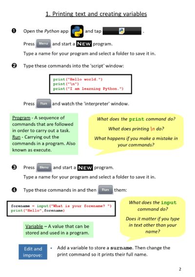 Kids Python Programming page 0002