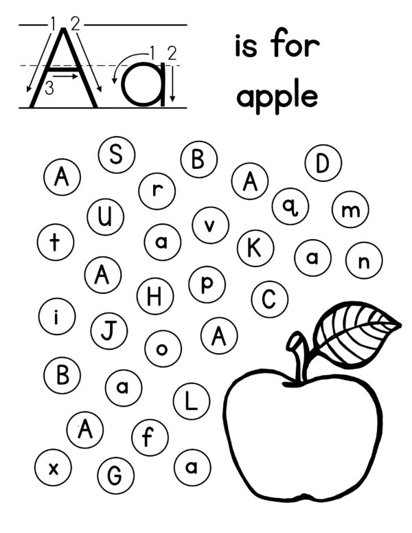 Alphabets Trace , Find and color - eduflakes