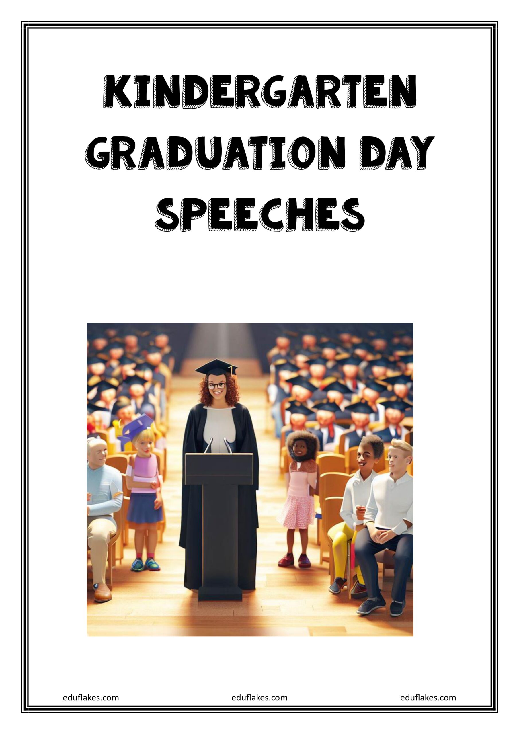 sample speech for kindergarten graduation