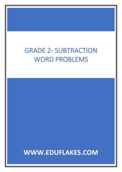 Subtraction Word Problems Grade2 page 0001