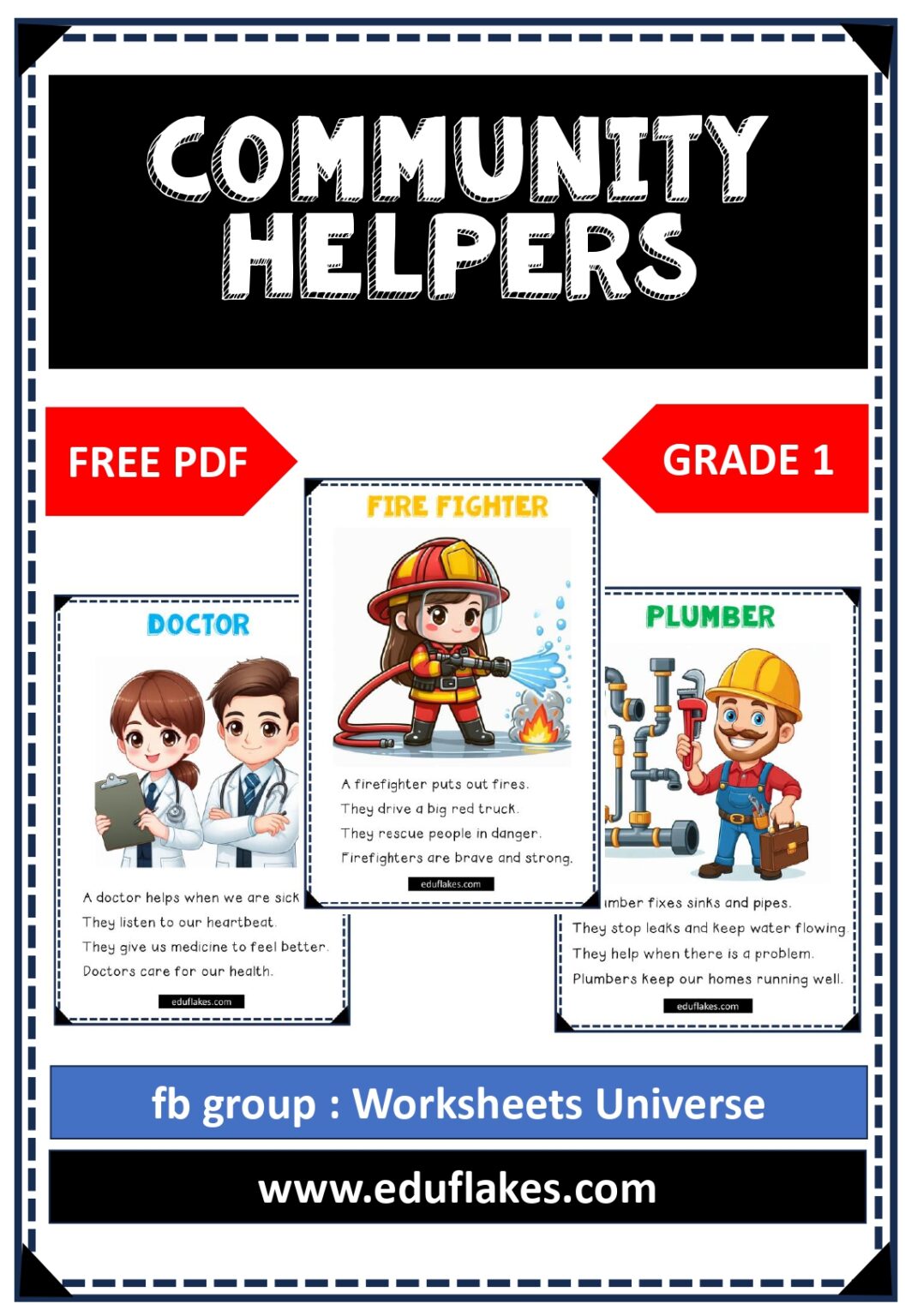 Community Helpers For Kids - Eduflakes