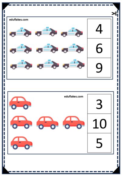 Count and Clip Cars page 0009