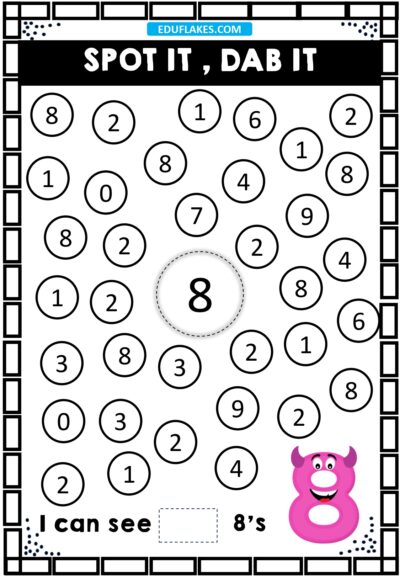 Kindergarten Number Recognition 1 to 10 10