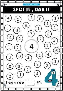 Kindergarten Number Recognition 1 to 10 6