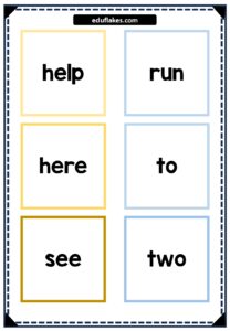 Sight Words Age 4 page 0005