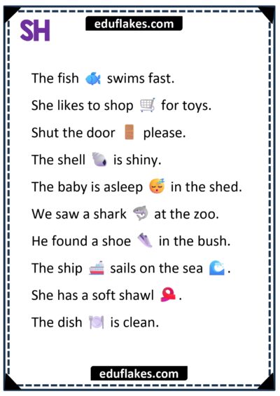 Digraph Sentences Grade1 page 0002