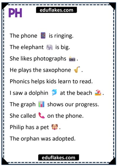 Digraph Sentences Grade1 page 0006