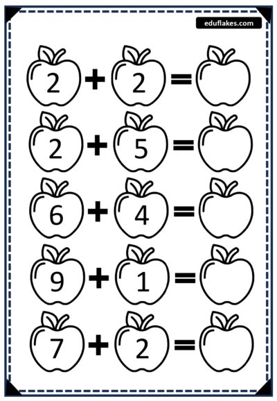 FALL AUTUMN ADDITION WORKSHEETS page 0004