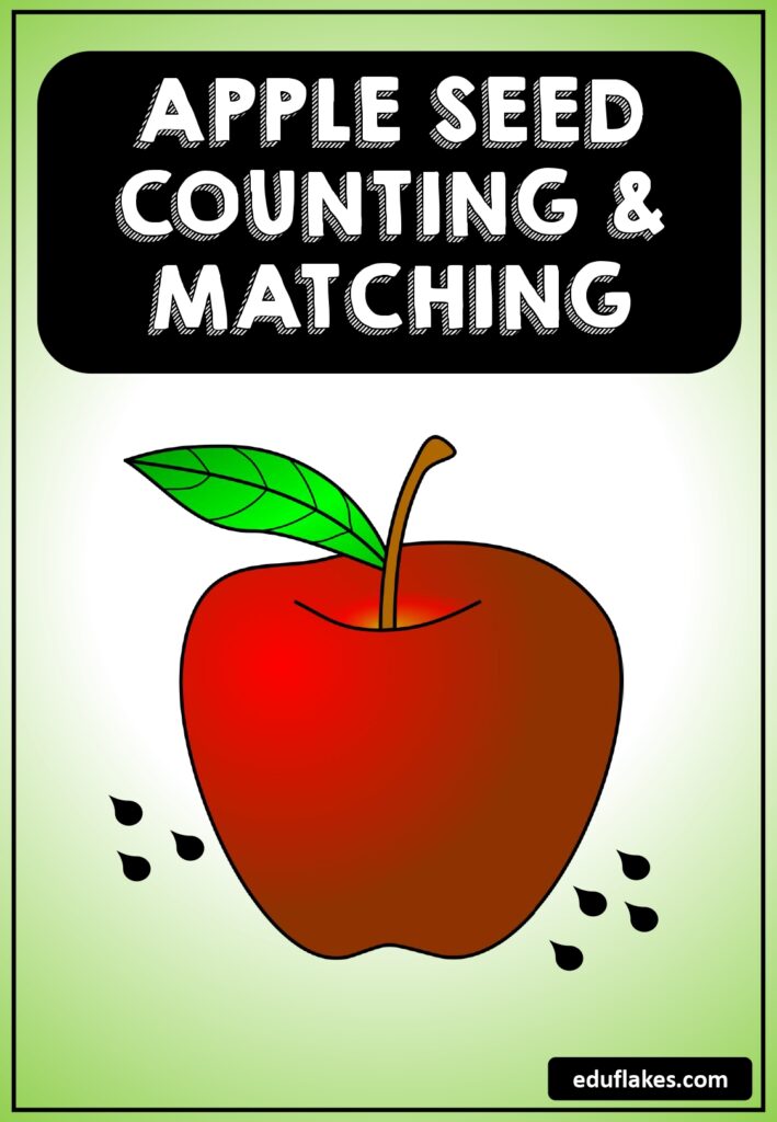 FALL Apple Seed Counting Free PDF Printable