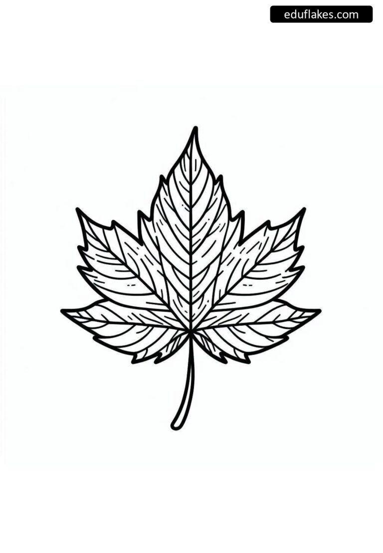 20 Cute Free Printable Fall Coloring Pages For Kids - Eduflakes