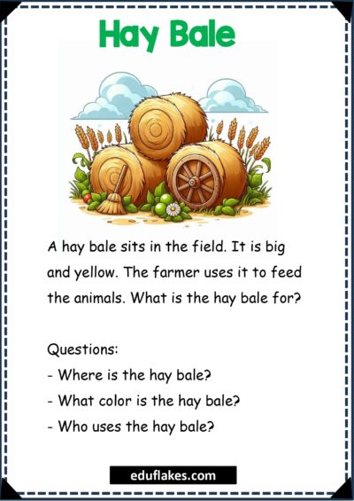 Fall Theme Kindergarten Comprehensions with Questions page 0005