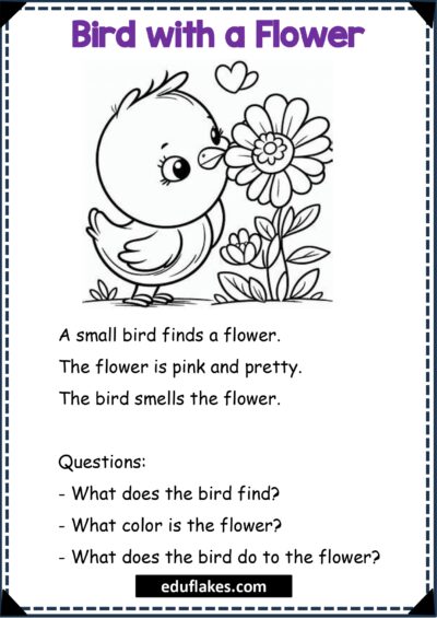 Fall Theme Kindergarten Comprehensions with Questions page 0006