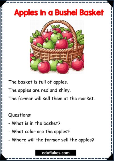 Fall Theme Kindergarten Comprehensions with Questions page 0007