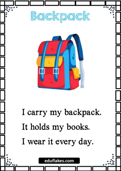 First Day At School Items Presentation page 0002