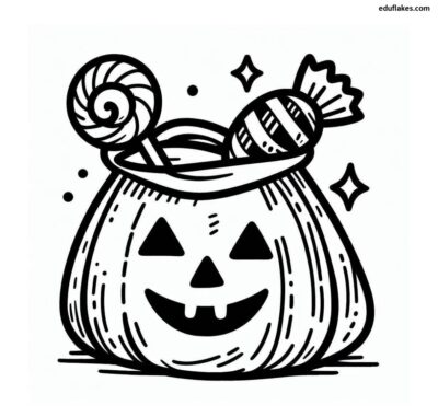 Halloween Coloring Book page 0007