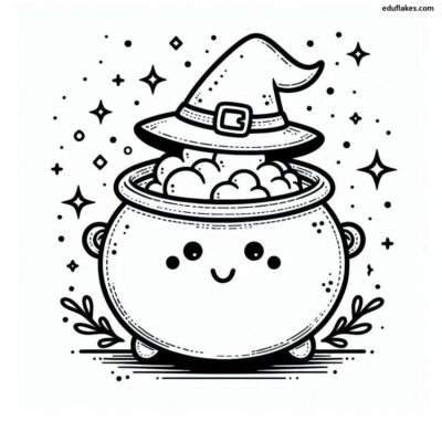 Halloween Coloring Book page 0016