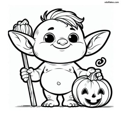 Halloween Coloring Book page 0033