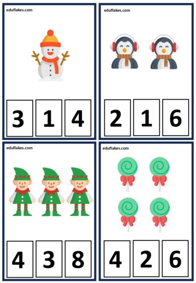 Christmas Count and Clip Cards page 0007