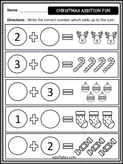 Christmas Theme Kindergarten Math Unit page 0004