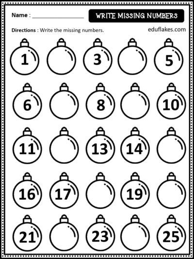 Christmas Theme Kindergarten Math Unit page 0008