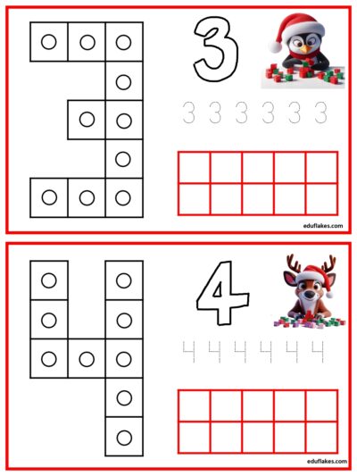 Chritmas Snap Cubes Numbers 1 10 page 0003