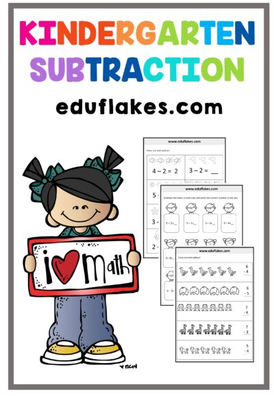 Kindergarten Subtraction Worksheet Free PDF