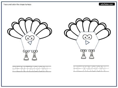 Thanksgiving Shapes Turkeys page 0013