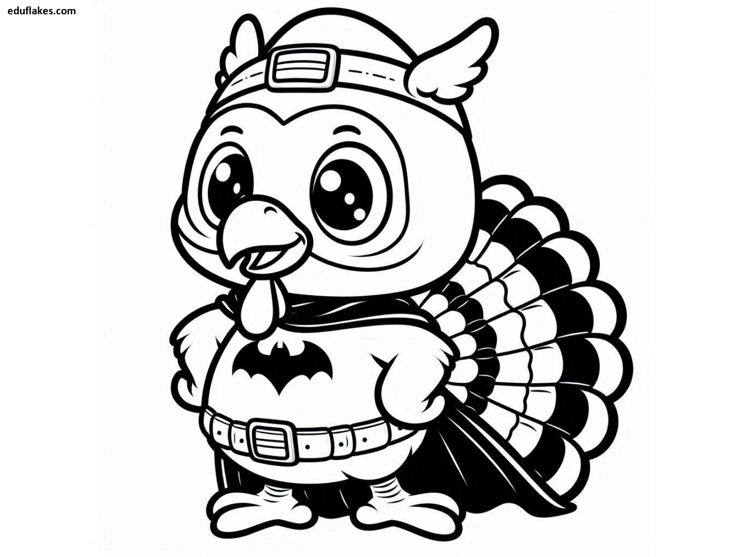 Thanksgiving Turkey Disguise and Coloring page 0004