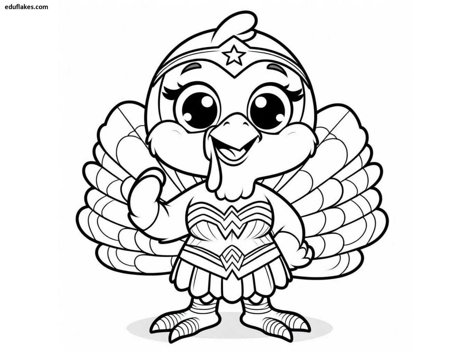 Thanksgiving Turkey Disguise and Coloring page 0006