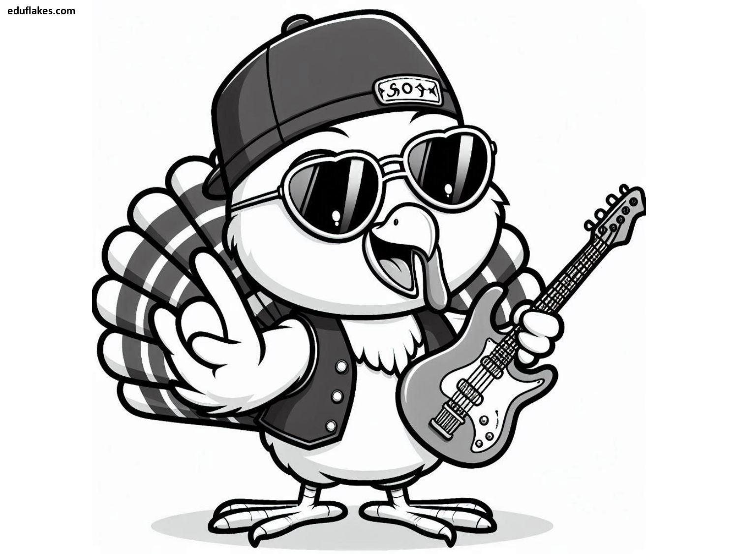 Thanksgiving Turkey Disguise and Coloring page 0012