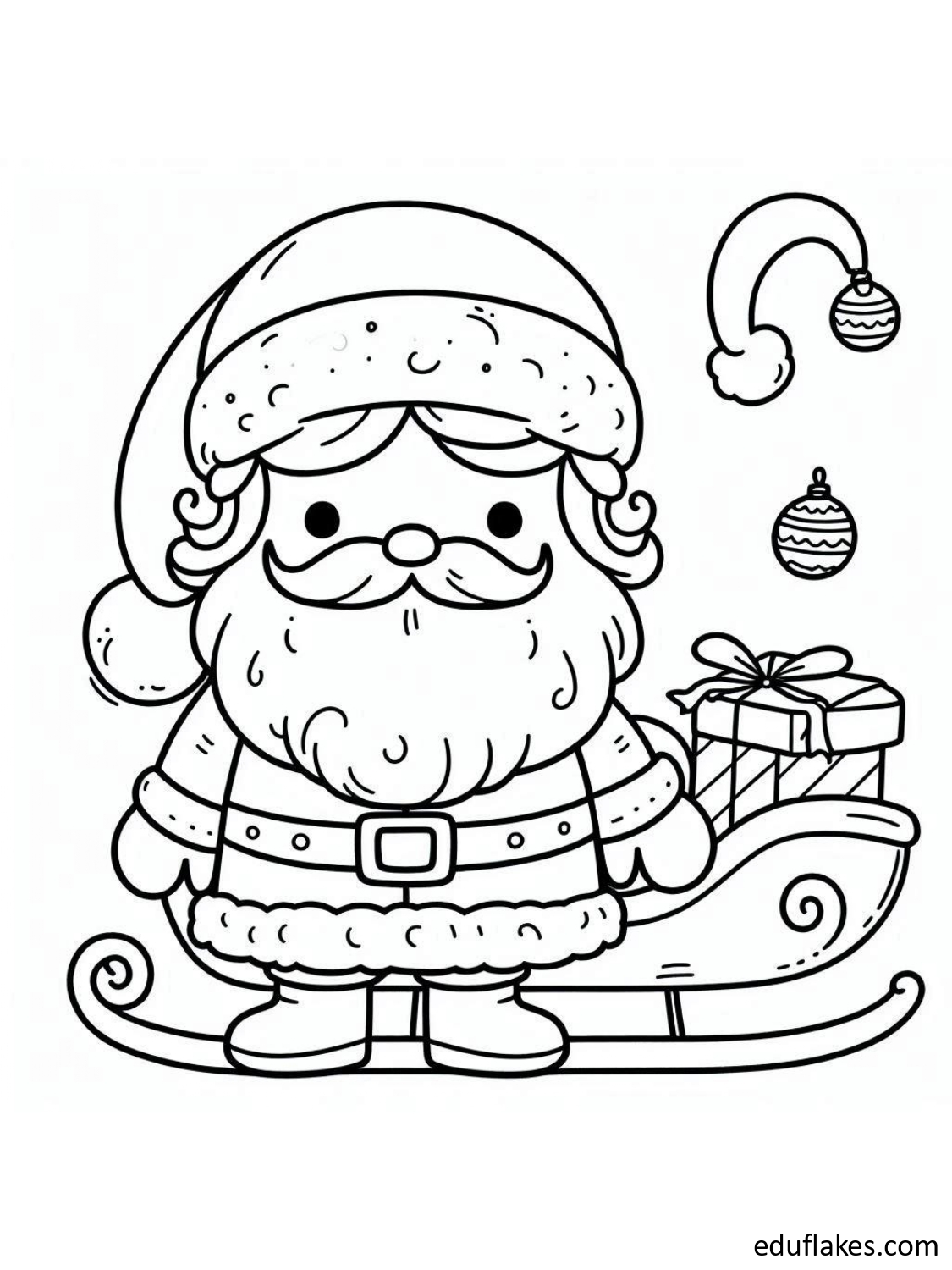 Christmas Coloring Book 60 Pages page 0003