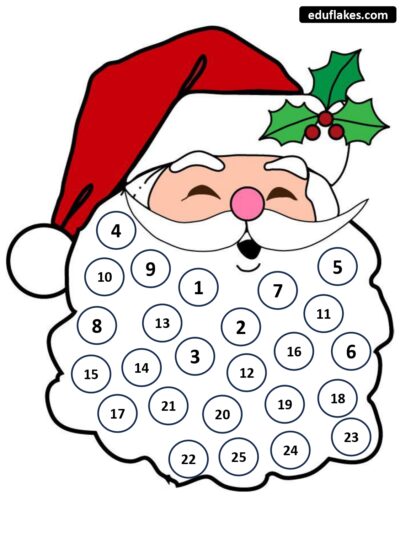 Christmas Santa Face Advent Calendars page 0004