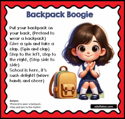 BackToSchool Dance and Motion Rhymes flat images 3