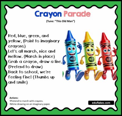 BackToSchool Dance and Motion Rhymes flat images 5