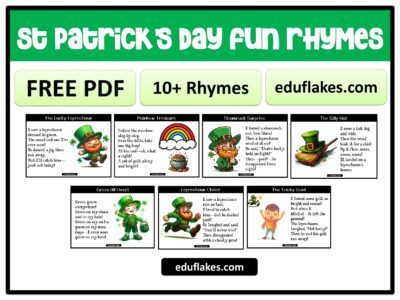 Free St Patricks' Day Kindergarten Rhymes