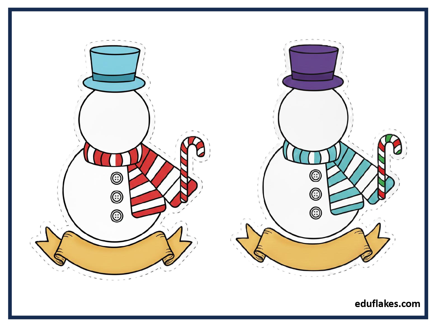 Christmas_Snowman_Template_Ornaments_page-0002 Christmas Snowman Template Ornaments page 0002